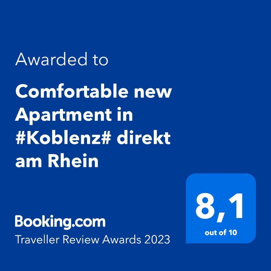 Comfortable new Apartment in #Koblenz# direkt am Rhein Koblenz  Exterior foto